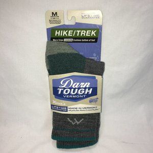 Hike / Trek Wool Merino Socks Darn Tough Vermont Slate Green Medium